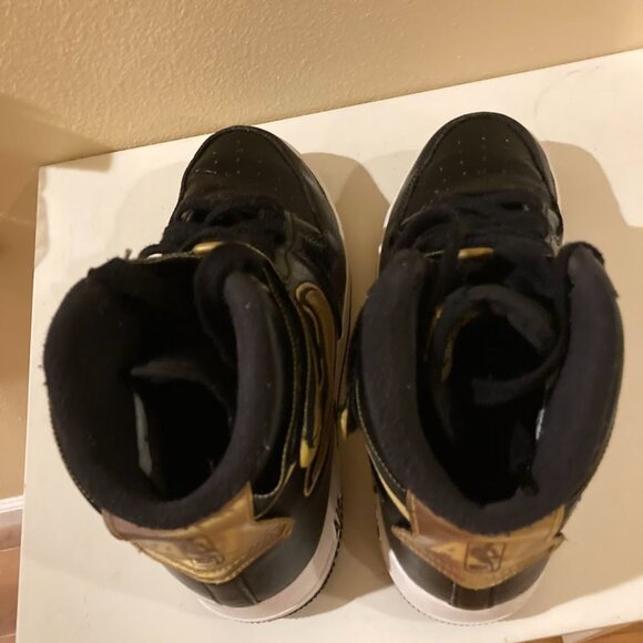 Nike Air Force 1 High \'07 LV8 black & gold (mens 8.5) main image 4